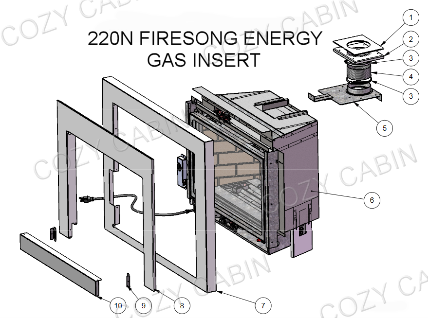 Firesong Energy Gas Insert (220N) #220N
